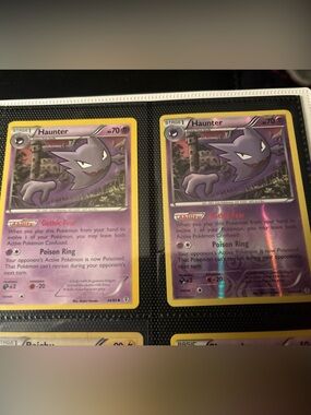 Generations Pokémon Haunter Holographic Trading Card - Purple